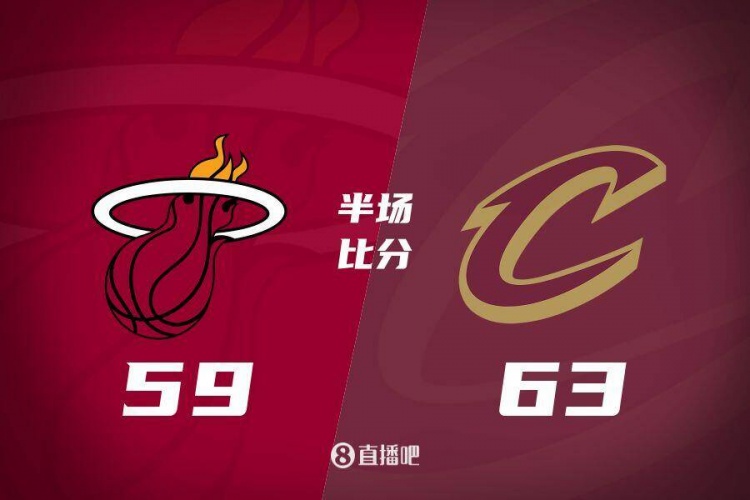熱火發(fā)力打出13-0！半場(chǎng)落后騎士4分 阿德巴約16+5 米切爾13分