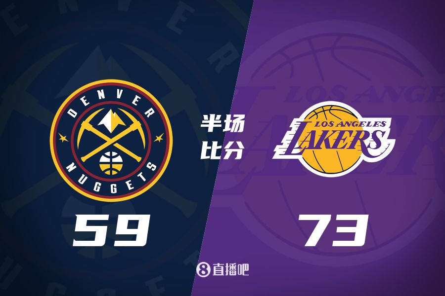 水銀瀉地的進攻火力次節(jié)暫緩！東契奇25分 湖人半場領(lǐng)先掘金14分
