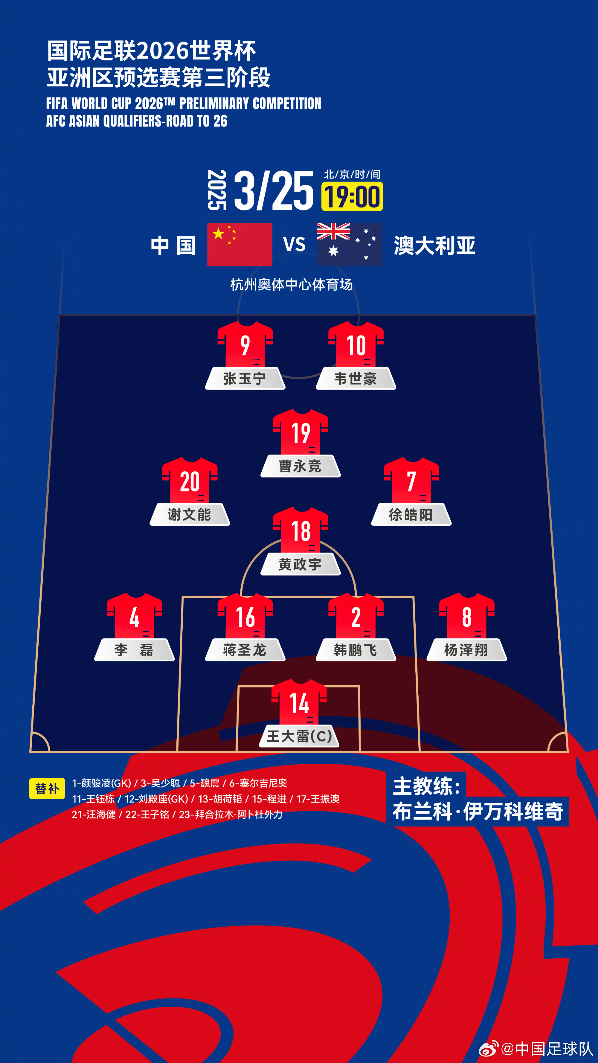 遭伊萬詬??！國足首發(fā)11人聯(lián)賽出場：僅4人鐵主力，楊澤翔0出場
